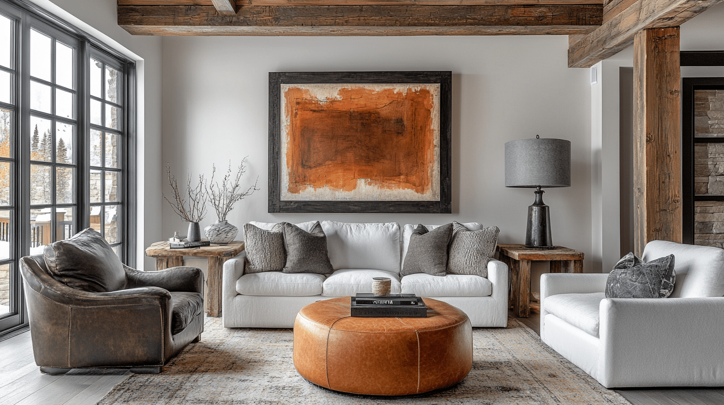 Create a Stylish and Cozy Vibe with These 29 Rustic Modern Living Room Ideas