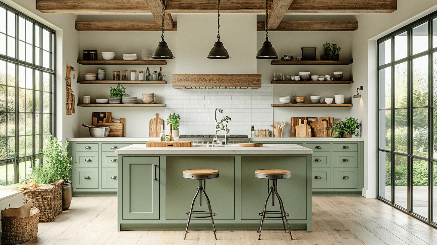 Create a Serene and Stylish Kitchen with These 29 Sage Green Ideas