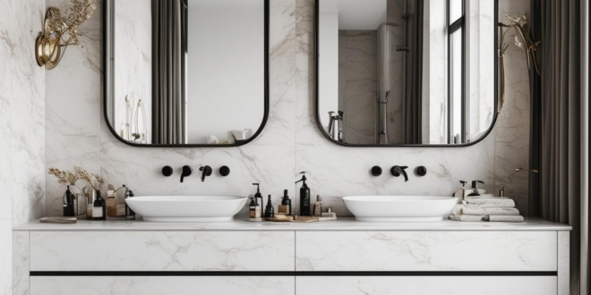 Transform Your Bathroom with These 26 Jaw-Dropping Double Vanity Mirror Ideas!