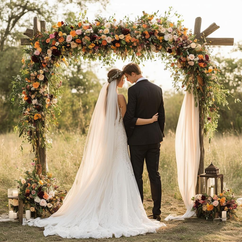 Create a Magical Atmosphere: 29 Boho Wedding Arch Ideas for Your Dream Ceremony Backdrop