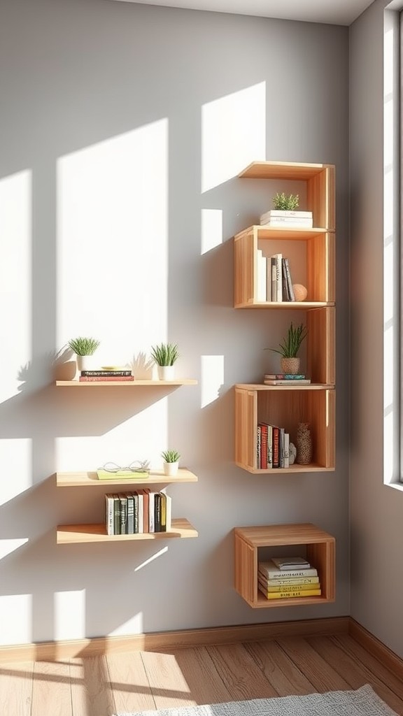 Folding shelves for functionality and flexibility