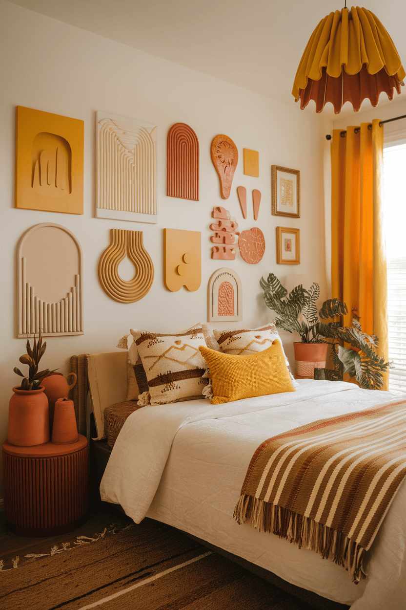 Transform Your Bedroom into a Cozy Retreat with These 10 Stunning Yellow and Terracotta Ideas