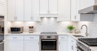 Elevate Your Home: The Timeless Appeal of White Kitchen Cabinets with Gray Granite