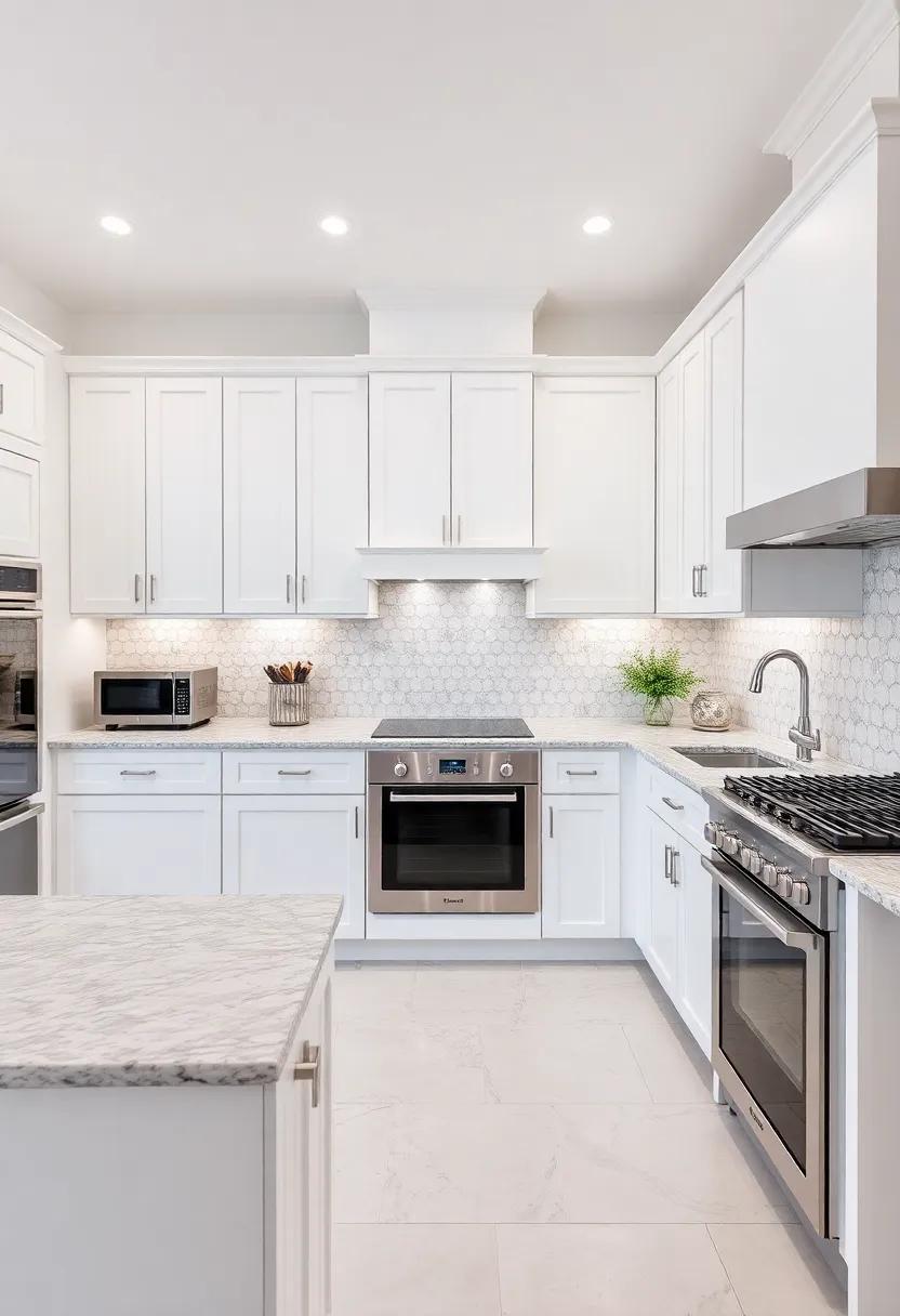 Elevate Your Home: The Timeless Appeal of White Kitchen Cabinets with Gray Granite