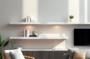 Elevate Your Space: The Style and Function of Modern Floating Shelves in Living Rooms