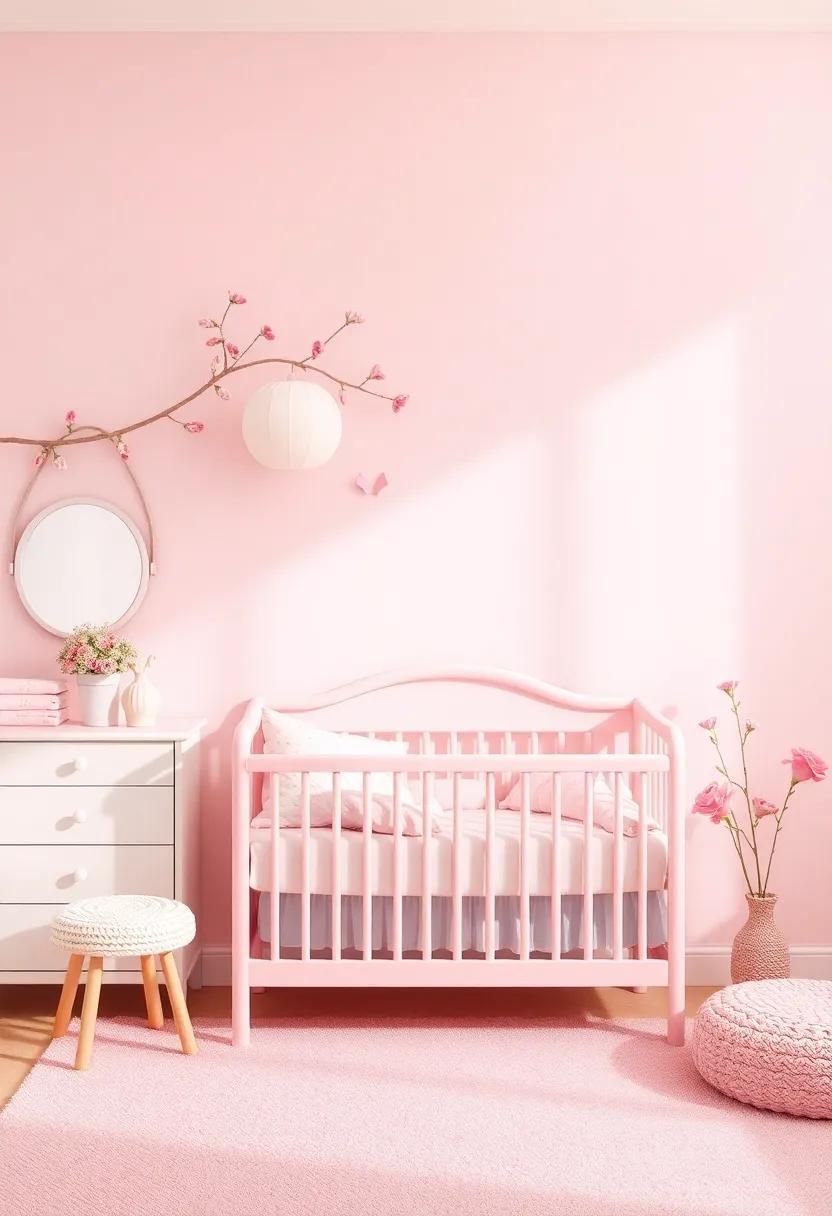 Whimsical Wonders: Embracing Rose Pink in Girls’ Nurseries