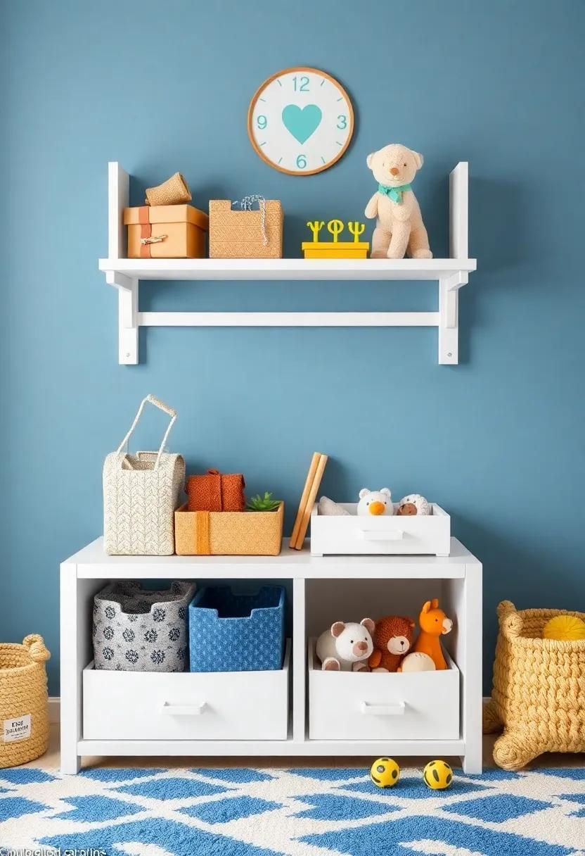 Creative and Functional Boys Nursery Toy Storage Solutions