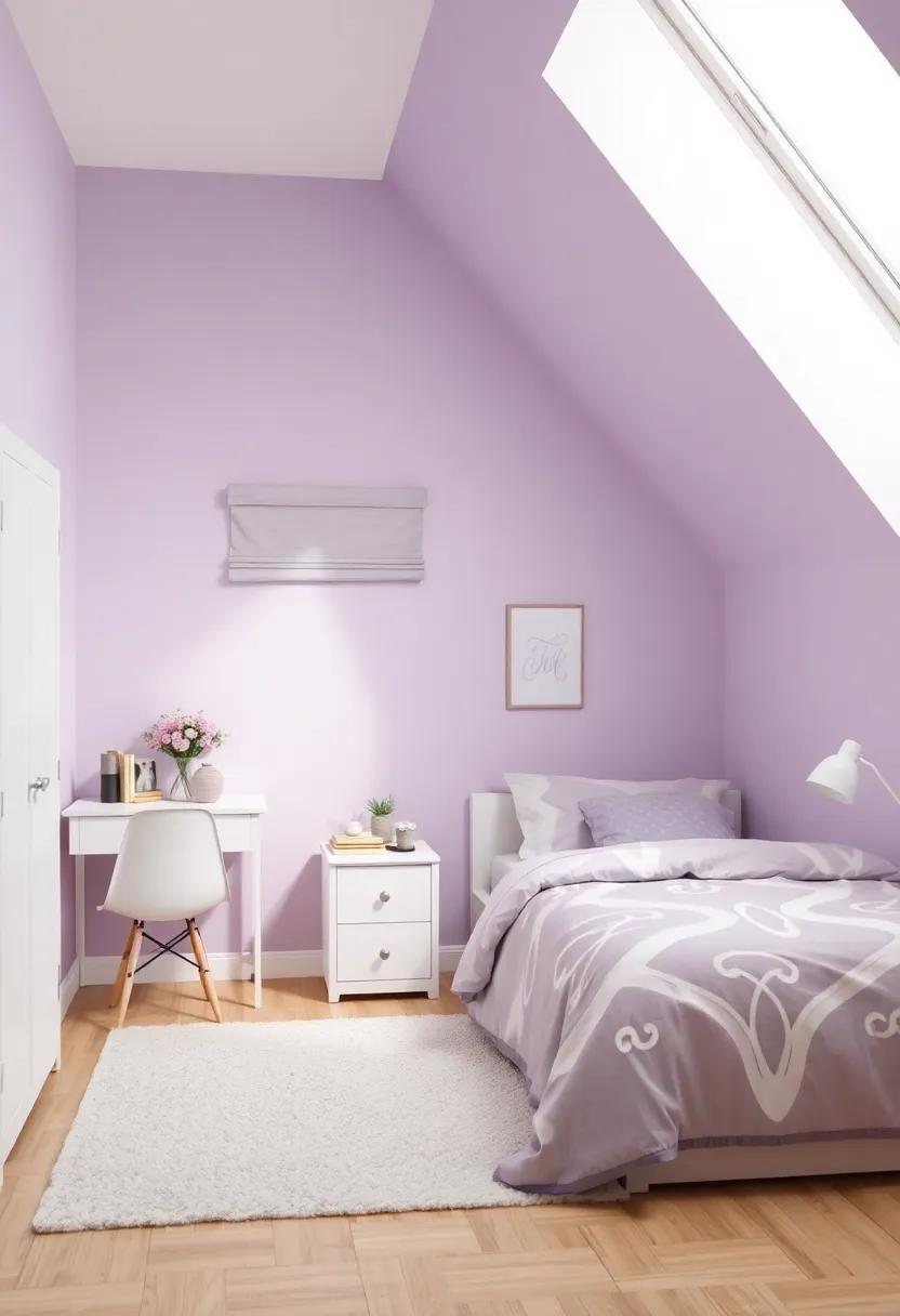 Transforming Teen Spaces: Lavender and Grey Girls’ Room Ideas