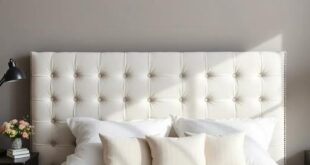 Transform Your Space: Creative Bedroom Decor Ideas Featuring a Tufted Headboard