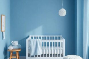 Dreamy Baby Blue Boys Nursery Design: A Gentle Start
