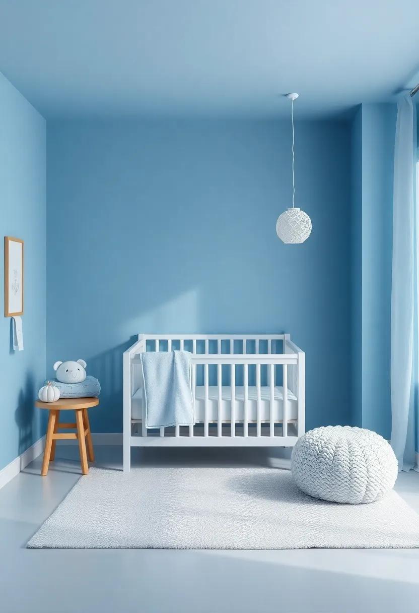 Dreamy Baby Blue Boys Nursery Design: A Gentle Start