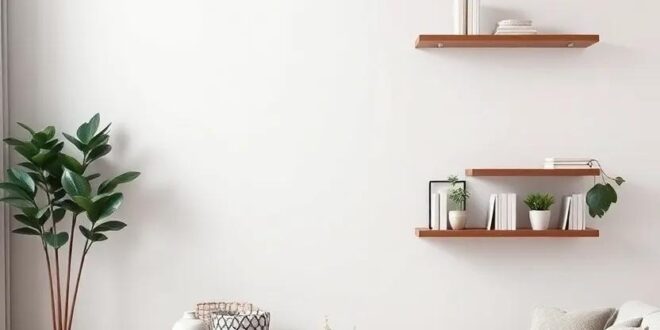 Maximize Your Space: Stylish Floating Shelves for Small Living Rooms