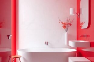 Bold and Inviting: Transform Your Bathroom with Stunning Red Design Ideas