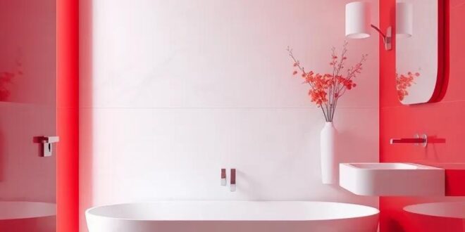 Bold and Inviting: Transform Your Bathroom with Stunning Red Design Ideas