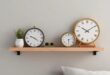 Timeless Charm: Elevate Your Bedroom Shelf Decor with Stylish Clocks