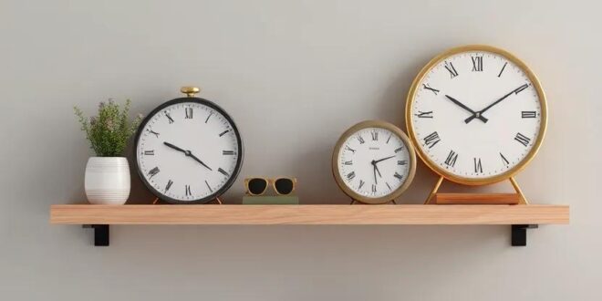 Timeless Charm: Elevate Your Bedroom Shelf Decor with Stylish Clocks