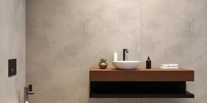 Transform Your Space: Innovative Bathroom Wall Designs Featuring Concrete Elegance