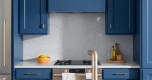 Transform Your Space: The Allure of Blue Kitchen Cabinets Paired with Stunning Backsplashes