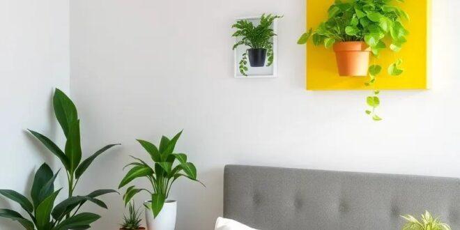 Transform Your Bedroom: Innovative Wall Decor Ideas Featuring Lush Indoor Plants