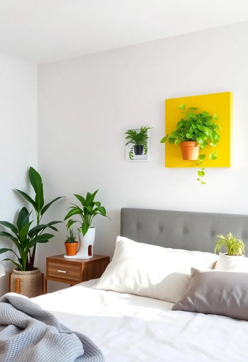 Transform Your Bedroom: Innovative Wall Decor Ideas Featuring Lush Indoor Plants