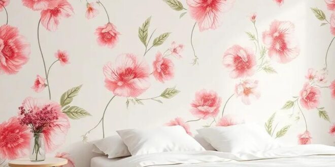 Blooming Inspirations: Transform Your Space with Floral Bedroom Wallpaper Ideas