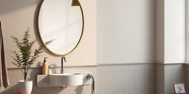 Timeless Harmony: Crafting an Eclectic Bathroom with Modern and Antique Elements