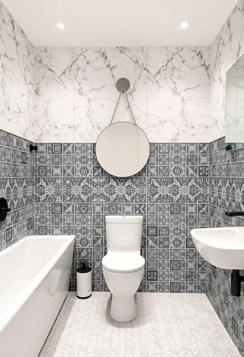 creative Tile Designs: Making a Splash in Your Bathroom with⁤ Unique Patterns