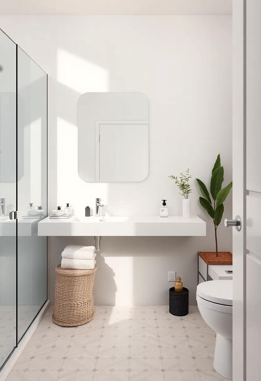 Embracing⁢ Minimalism: Creating an ⁣Airy Atmosphere in⁣ Your Apartment bathroom