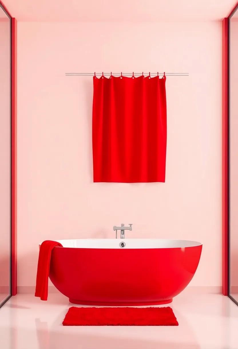 Beautiful Red Shower ⁤Curtains to Frame‌ Your⁣ Space with Vibrance