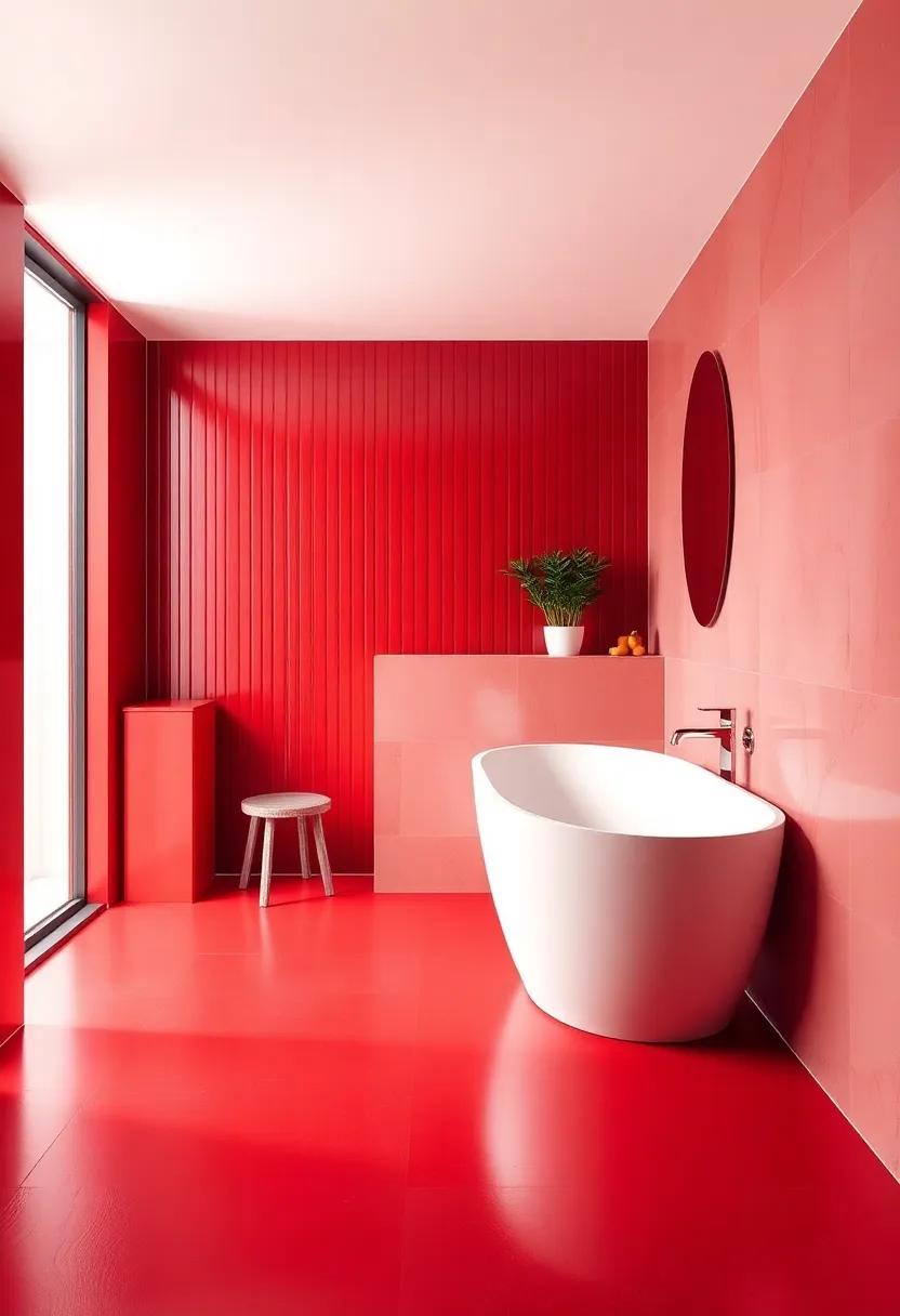 Bold Red Flooring Options‌ That‍ redefine Bathroom Comfort and style