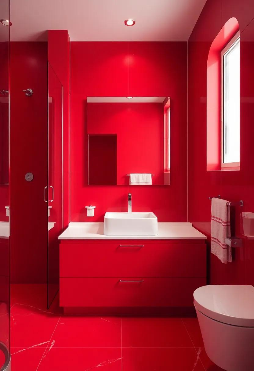 Creative Red⁣ Storage Solutions That‍ Blend Practicality with Design Flair