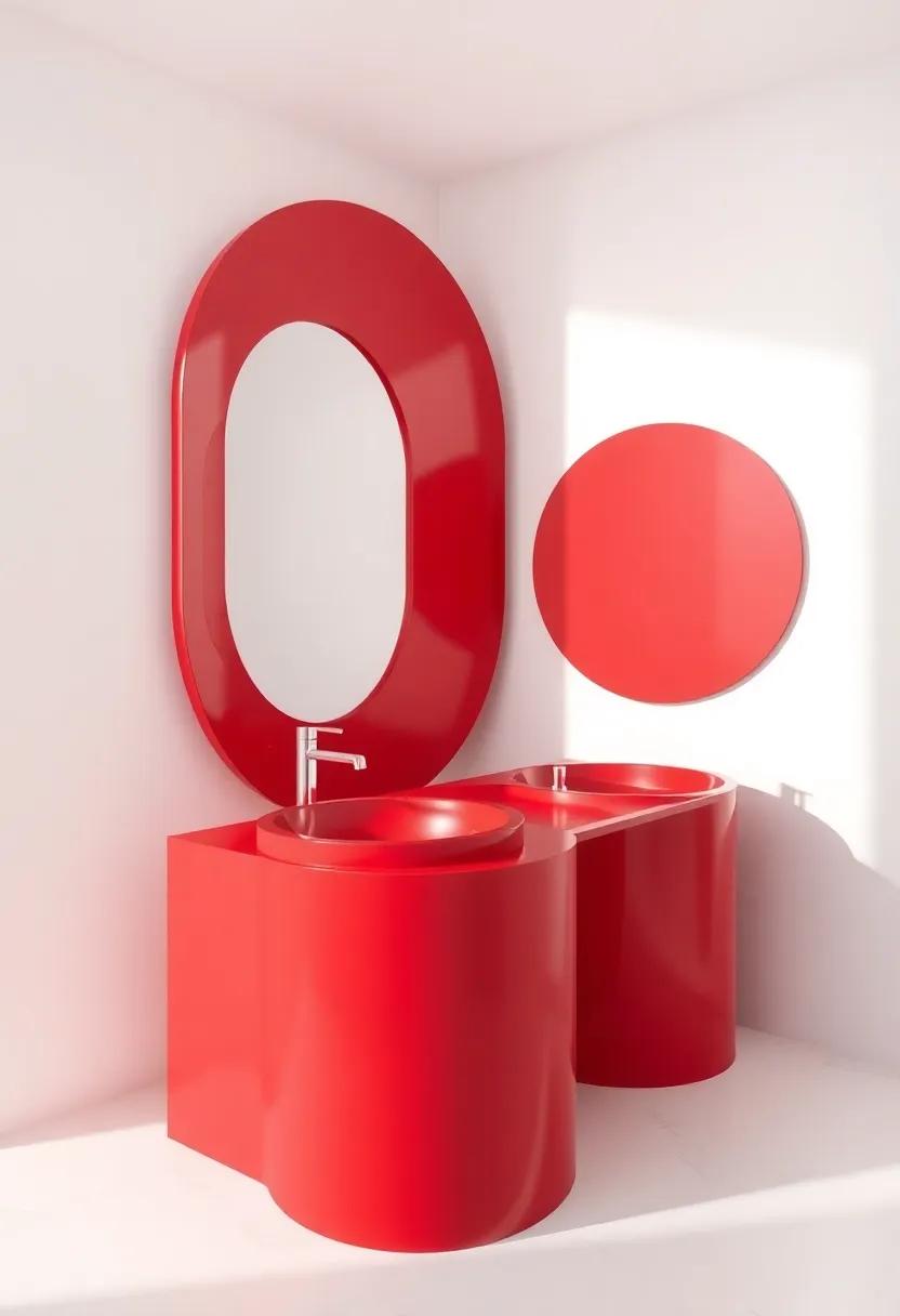 Red Sinks as‌ Unique ⁣Centerpieces‍ to Enrich Your Bathroom ⁢Design