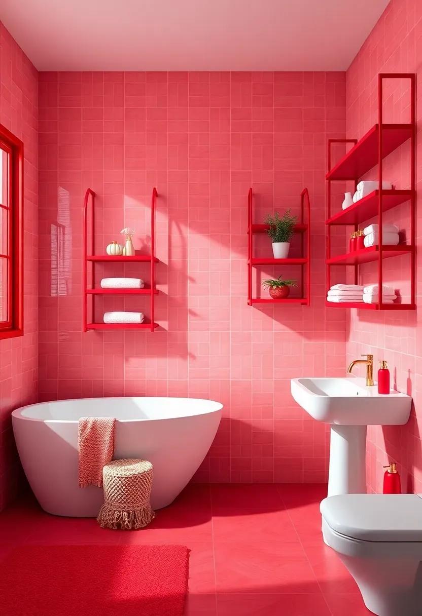 Stylish Red Shelving ‌solutions for‌ an Organized‍ and Inviting Look