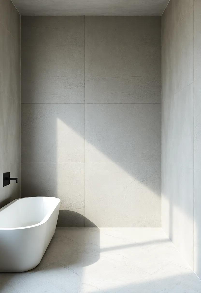 Minimalist⁤ Design Approaches To Concrete‌ Bathroom Walls