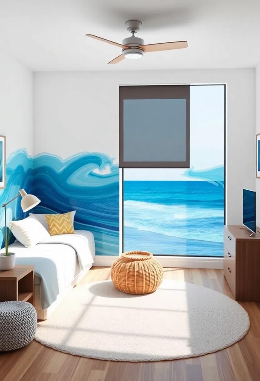 Creating Functional Zones for Study and Relaxation by the Waves