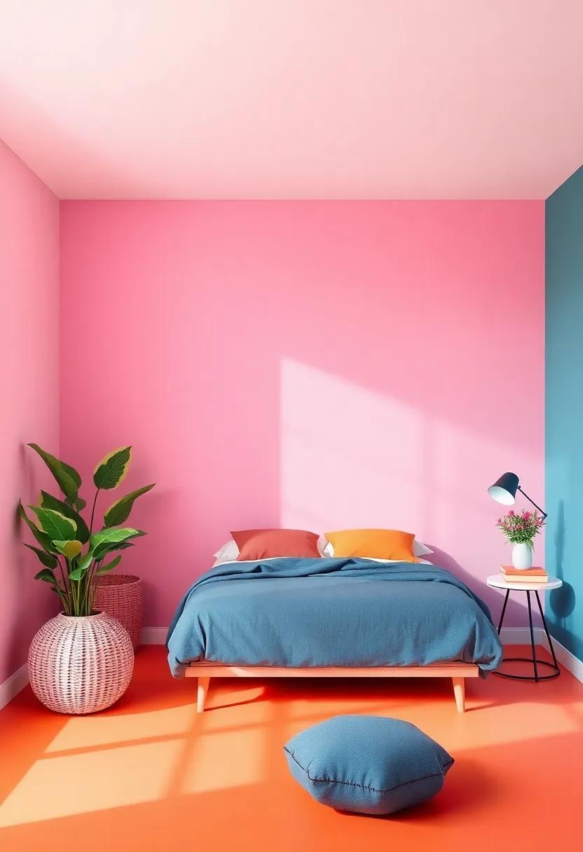 Defining ​Spaces with Color: Zones ⁢for⁣ Relaxation⁤ and​ Study in a‍ Bedroom