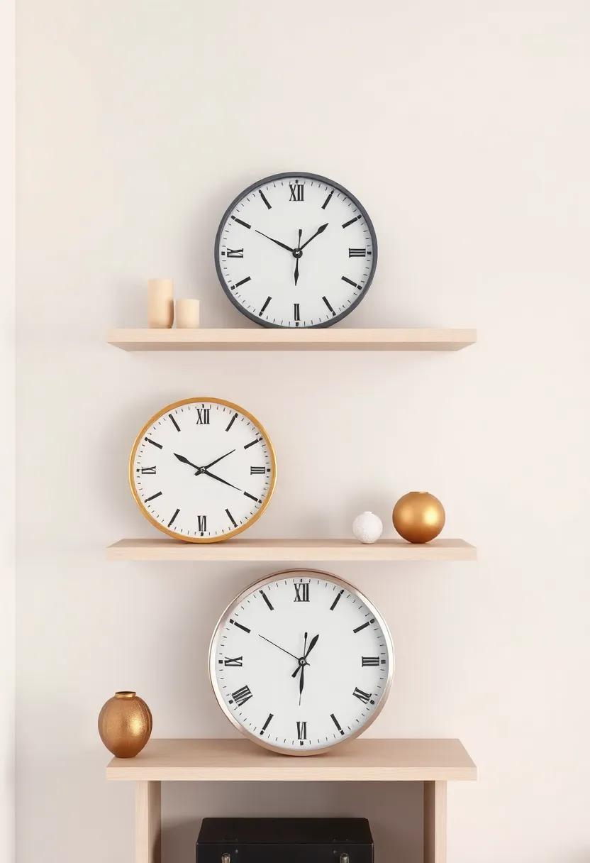 Statement⁤ Clocks: Bold Designs That Transform Your Shelf Space