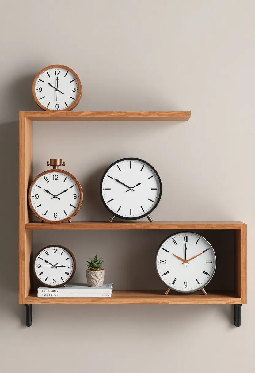 Unique‌ Materials: Exploring Wooden,Metal,and ⁣Glass Clock Designs