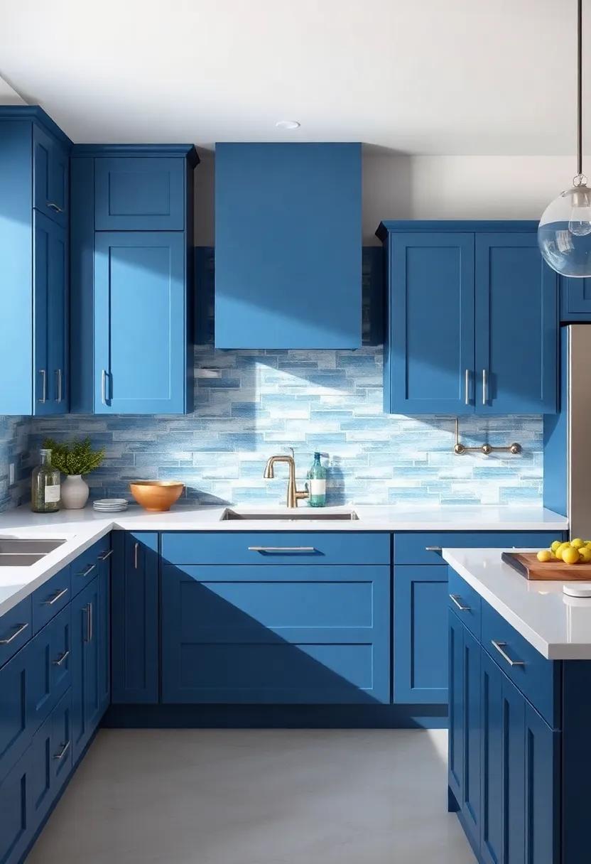 The Enchantment of Blue: A ⁣timeless Choice for⁣ Kitchen Cabinets