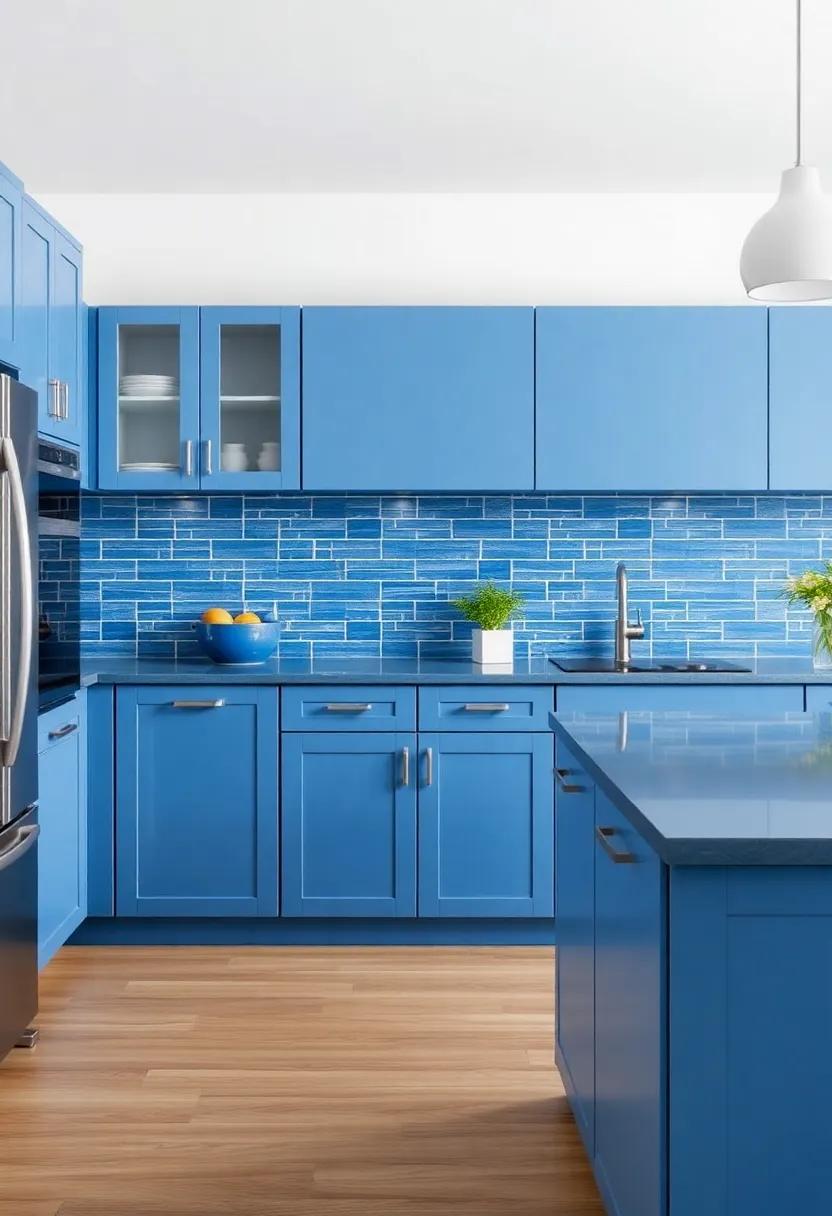 Pairing Blues: Selecting the Right Shades for Kitchen Cabinets