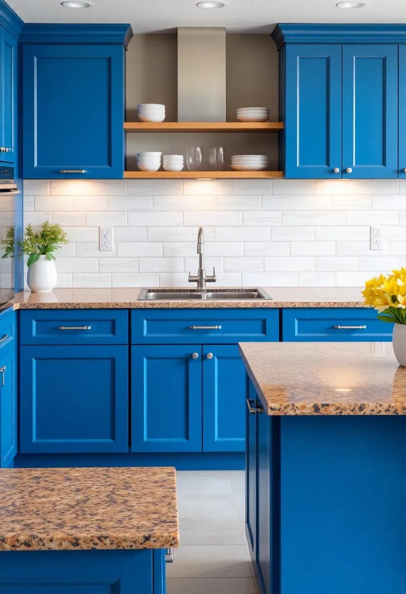 Personal Touches: Infusing Personality into a Blue and ⁢Brown Kitchen