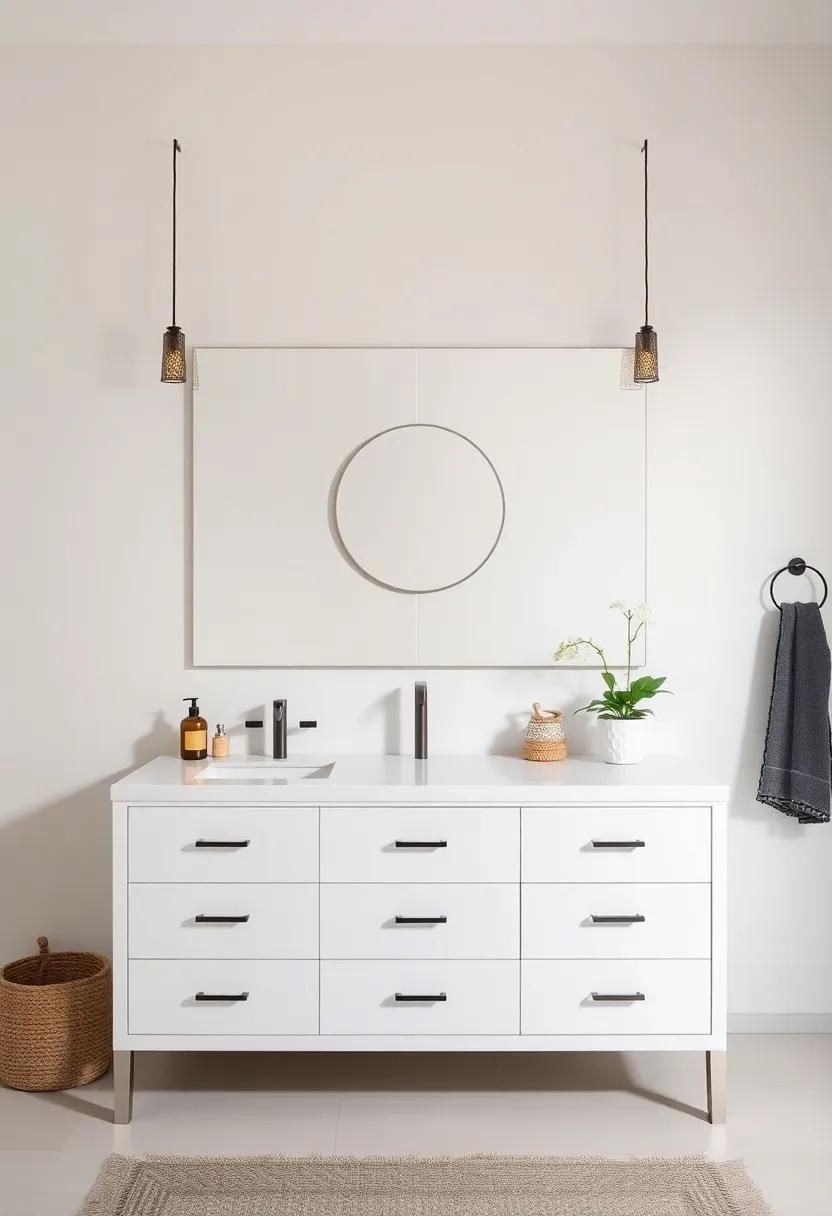 Artwork ⁣and Displays: Personalizing Your Bathroom Vanity