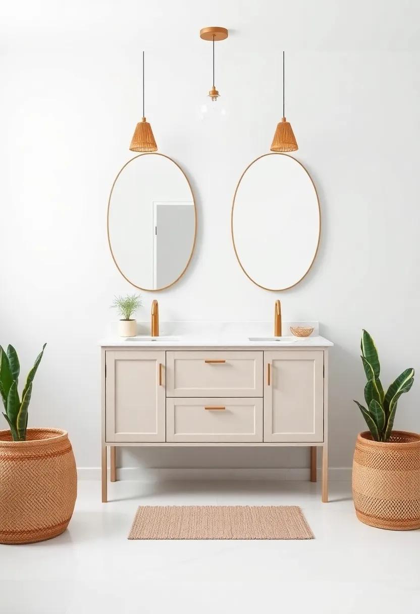 Mixing⁣ and Matching Styles for Eclectic Bathroom Decor