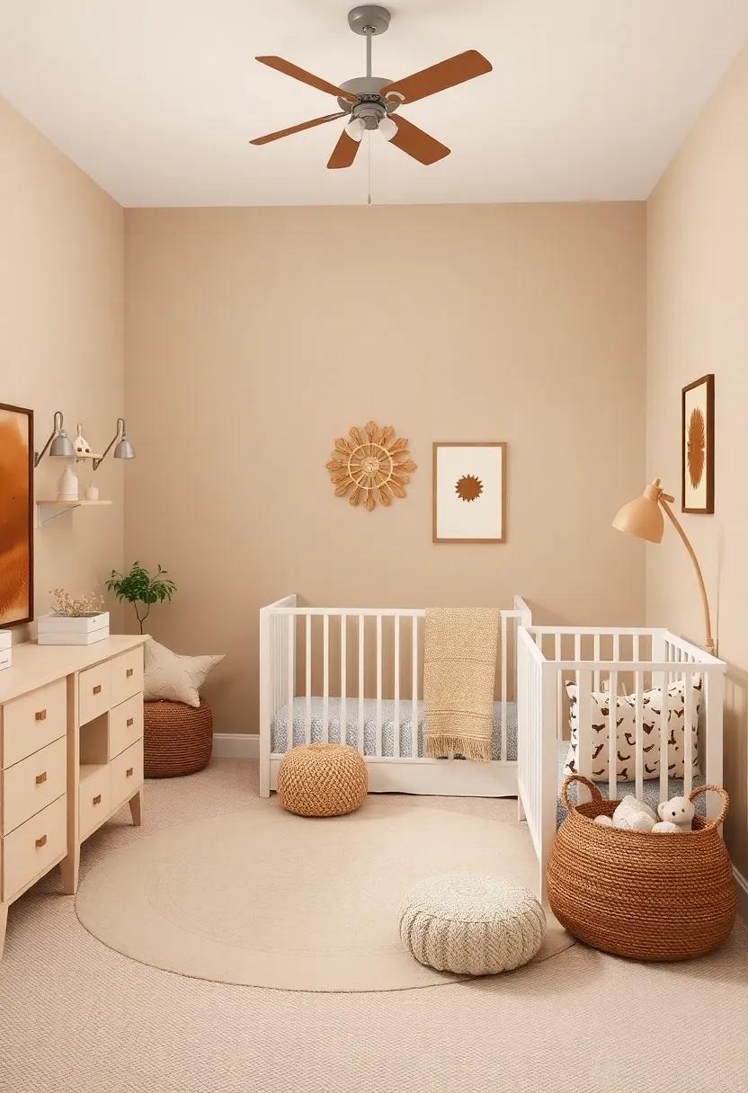 Creating Versatile‍ Spaces:⁢ Brown and⁣ Cream for Growing Children