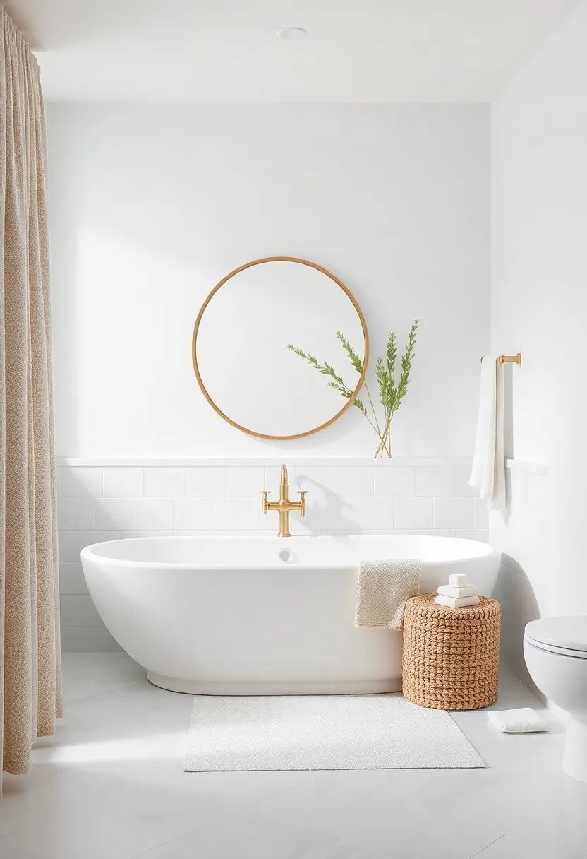 Infusing ​Your Bathroom ‍with Elegant ⁢Coastal Textiles ⁣and​ Fabrics