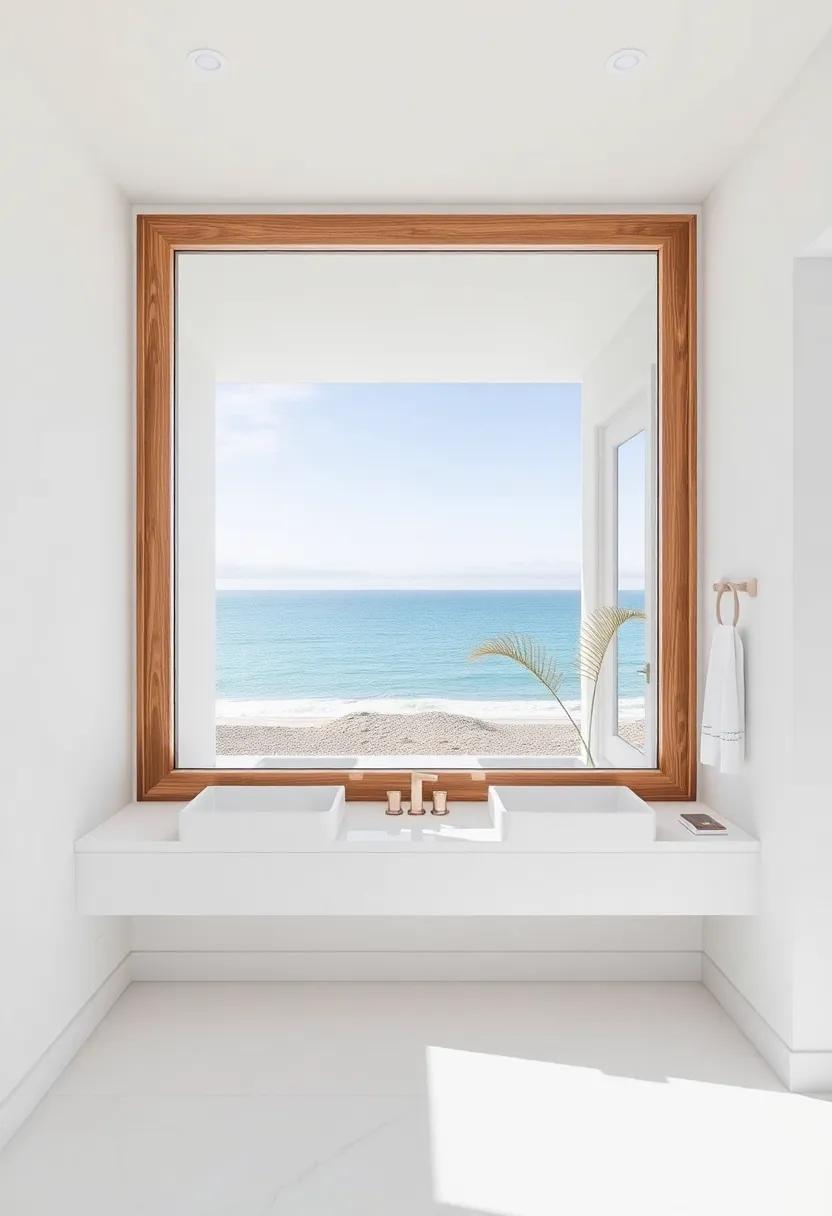 Framing ⁢Ocean views:⁣ Utilizing Large Mirrors​ to ⁣Reflect Bright spaces