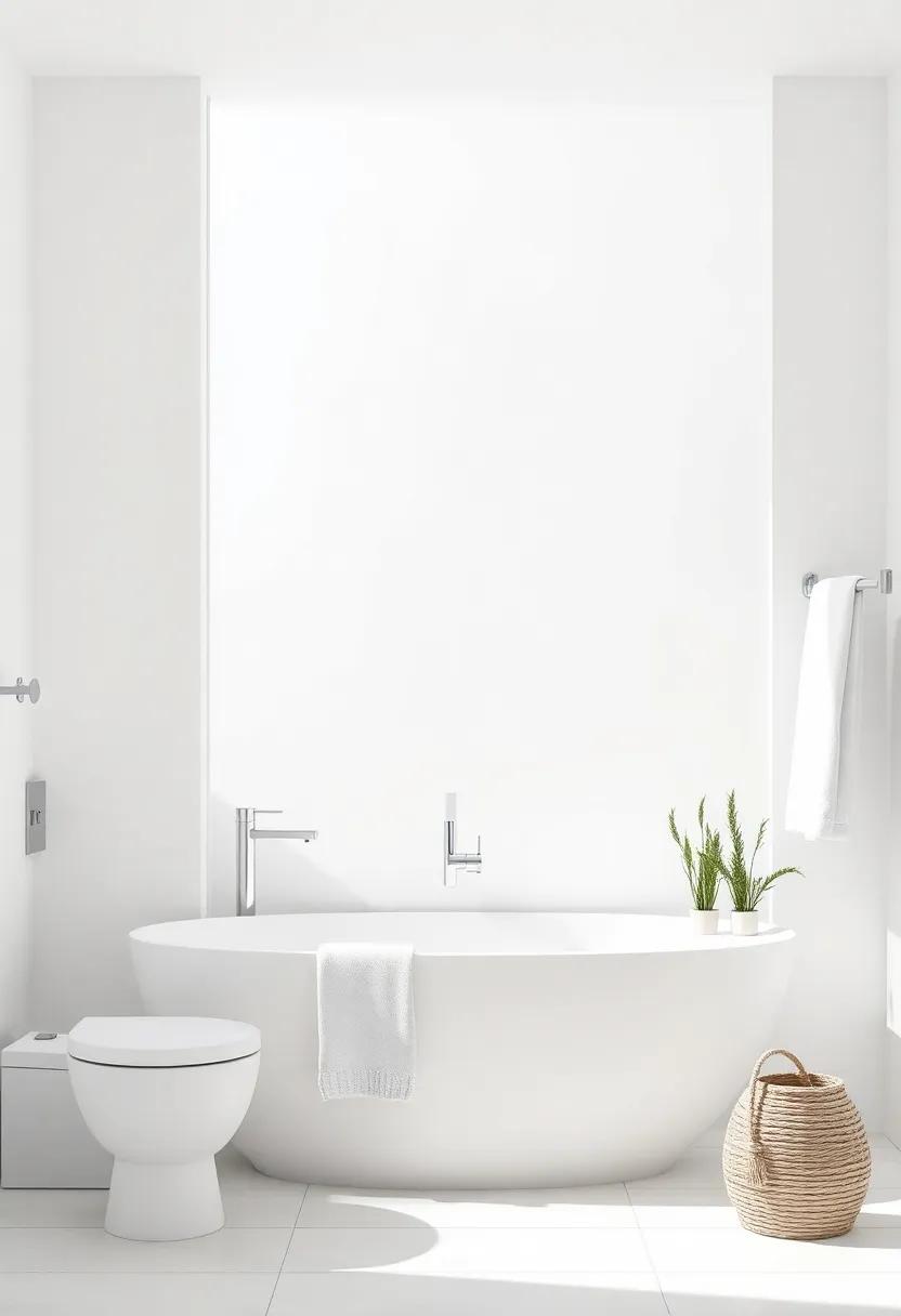 Minimalist⁤ Coastal Designs for a⁤ Fresh ‌and‍ Clean Bathroom ‌Look