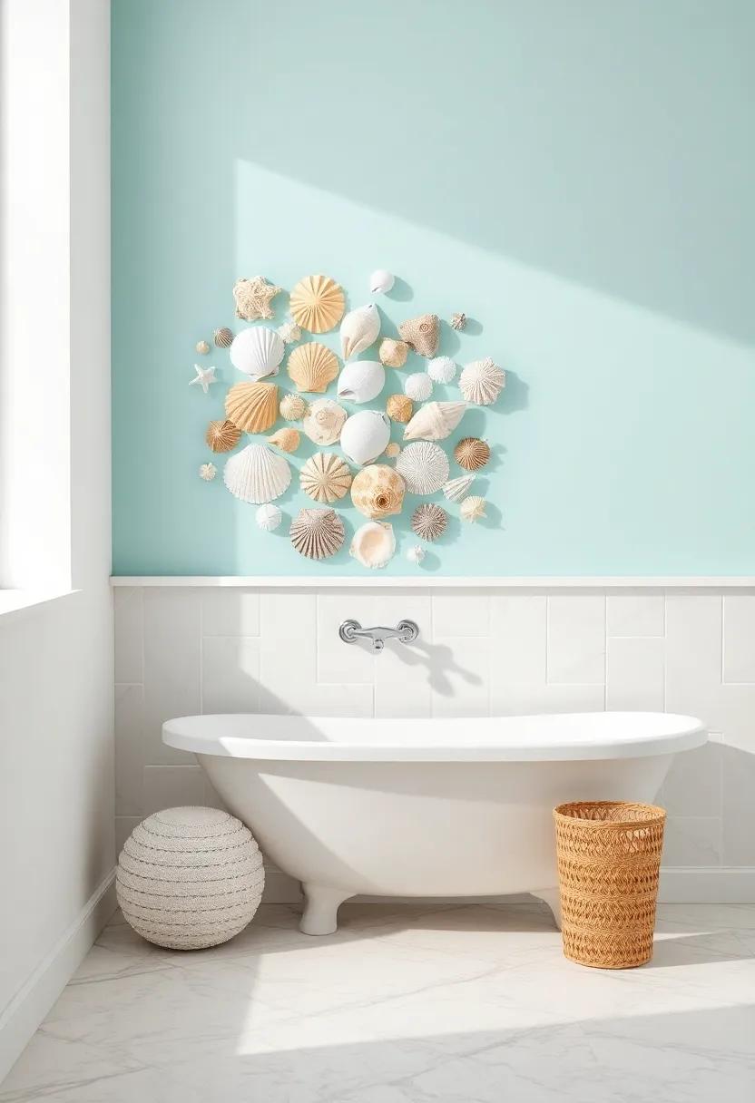 Seashell Collections as Eye-Catching Wall‌ Displays for⁤ Unique Appeal