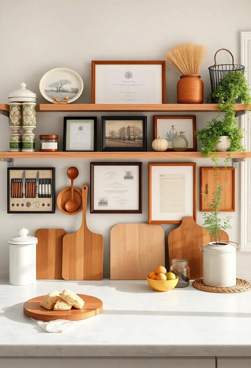 Creating a‌ Gallery Wall ⁣Showcasing Family Recipes and Culinary ⁤Artifacts