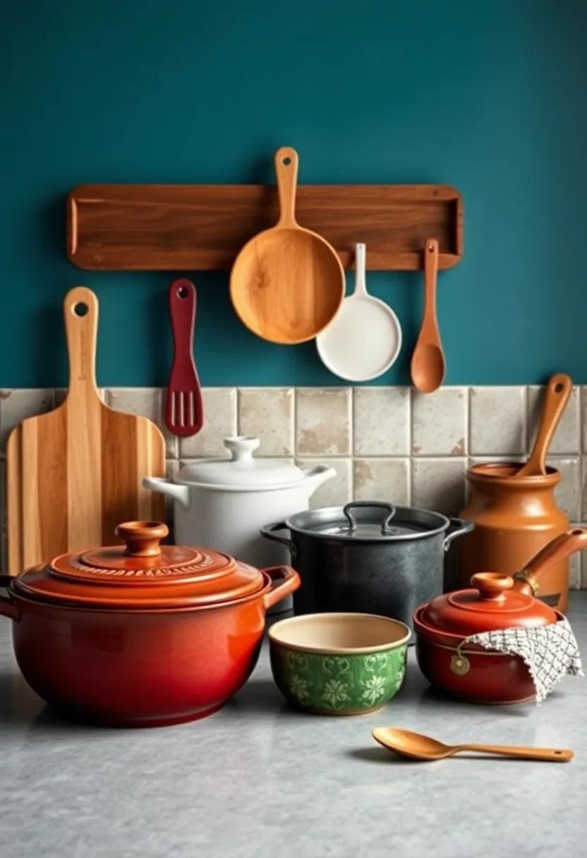 Integrating ​Vintage ⁤Cookware and Utensils⁣ for Authentic Charm